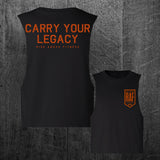 "LEGACY" Women's Custom Cut Crop Muscle Tee