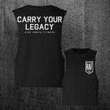 "LEGACY" Women's Custom Cut Crop Muscle Tee