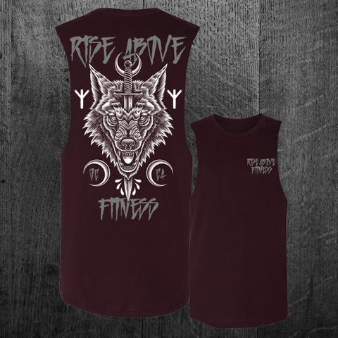 "METAL WOLF" Custom Cut Muscle Tee