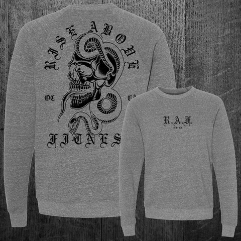 "SNAKE SKULL" Crewneck Sweatshirt