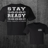 "STAY READY" Women's Custom Cut Crop Tee