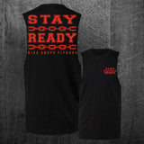 "STAY READY" Custom Cut Muscle Tee