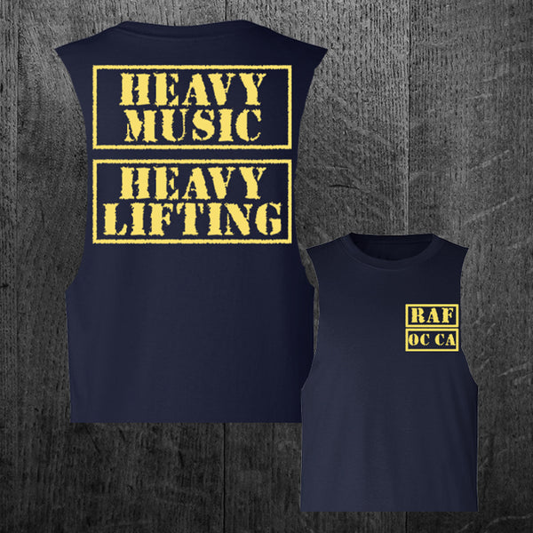 "STILL HEAVY" Women's Custom Cut Crop Muscle Tee