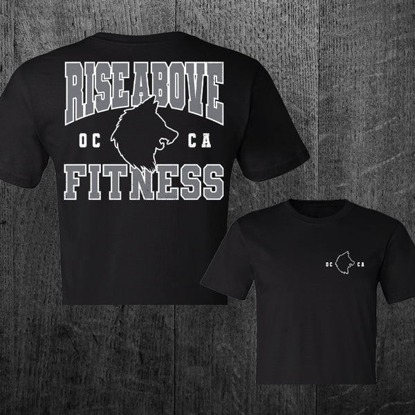 "TEAM WOLF" Women's Custom Cut Crop Tee