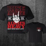 "ALWAYS HEAVY" Women's Custom Cut Crop Tee