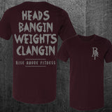 "HEADS BANGIN" Tee